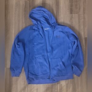 Under Armour XXL Royal Blue Zip-Up Hoodie